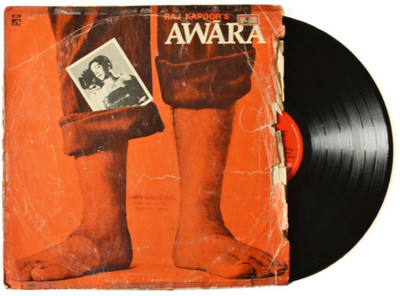 

Artlivo VINTAGE Gramophone Record - AWARA (With Cover) Decorative Showpiece - 1 cm(Plastic, Multicolor)