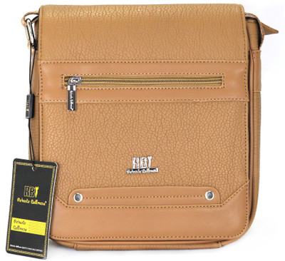 

Roberto Ballmore Boys & Girls Formal Beige Leatherette Sling Bag
