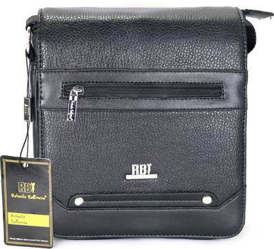 

Roberto Ballmore Boys & Girls Formal Black Leatherette Sling Bag