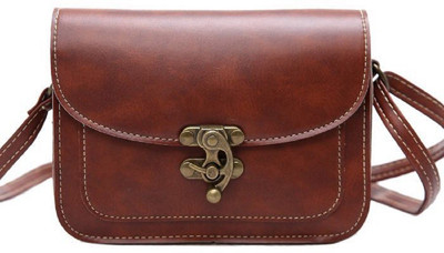 

Mei&Ge Girls Casual Brown PU Sling Bag