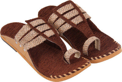 

FASHBEAT Flip Flops, Brown