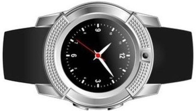 

ESTAR Presenting Bluetooth Smartwatch with Sim- Card Support Compatible with Asus Fonepad 7 Silver Smartwatch(Black Strap Free Size)