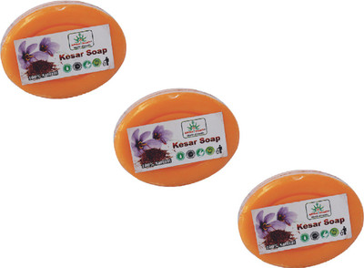 

AryanShakti kesar soap | 100% natural(225 g, Pack of 3)