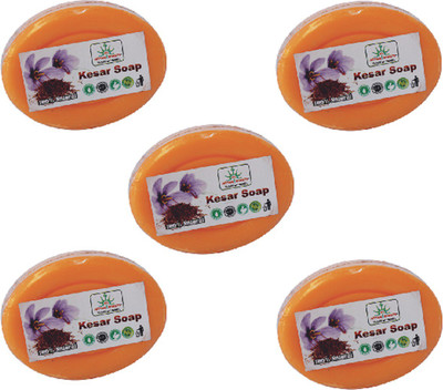 

AryanShakti kesar soap | 100% natural(375 g, Pack of 5)