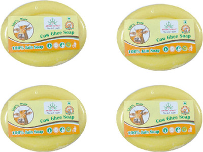 

AryanShakti Cow Ghee Soap(300 g, Pack of 4)