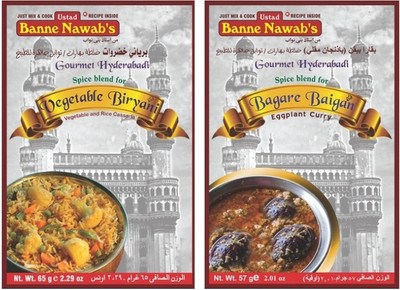 

Ustad Banne Nawab's Vegetable Biryani & Bagare Baigan(2 x 0.06 g)