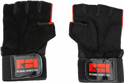 

Richard Century Gym & Fitness Gloves (Men, Red, Black), Black;red