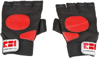 

Richard redround Gym & Fitness Gloves (L, Black), Black;red