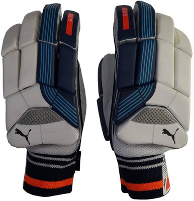 

Puma Evo 5 Batting Gloves (Men, White, Orange), Blue;white