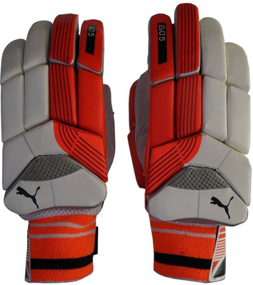 

Puma Evo 5 Batting Gloves (Men, White, Orange), Orange;white