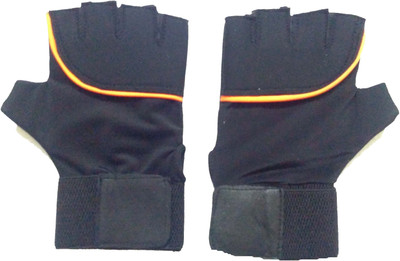 

Arnav SPORTS Gym & Fitness Gloves (, Black, Black;orange