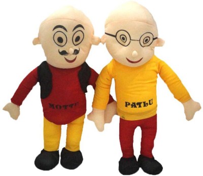 

Daadya Soft Joyful Motu-Patlu Teddy Toy - 30 cm(Multicolor)