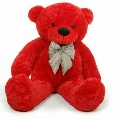 

KHATU SHYAM ENTERPRISES 3 Feet Teddy Bear For Gift (Red Color) - 91 cm (Red) - 91 cm(Red)