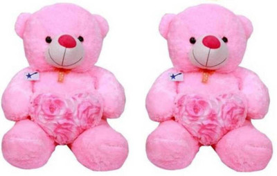 

Samayra Toys Combo of Two Pink Teddy Bear 3 Feet - 90 cm(Pink)