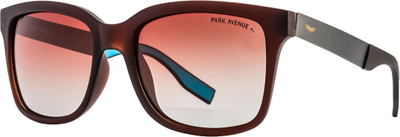 Park Avenue Wayfarer, Retro Square, Rectangular Sunglasses(Brown) available at flipkart for Rs.2943
