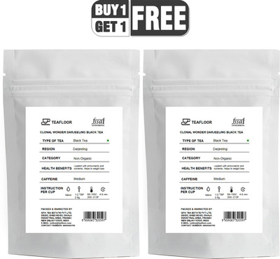 

Tea Floor Buy 1 Get 1 Free Clonal Wonder Darjeeling Unflavoured Black Tea Vacuum Pack(200 g)