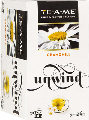 TE-A-ME Chamomile Infusion Tea Pack Chamomile Infusion Tea Bags(20 Bags, Box)