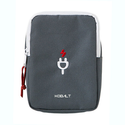 

kobalt Electronic Accessories Storage Pouch Bag Multifunction Smartphone Charger Headset Data Cable Organiser for Travel(Black)
