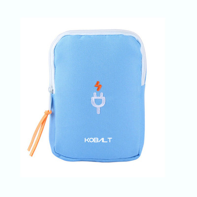 

Kobalt Electronic Accessories Storage Pouch Bag Multifunction Smartphone Charger Headset Data Cable Organiser for Travel(Blue)