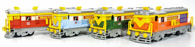 

Jack Royal 4 Combos of Locomotive Engine toys set(Multicolor)