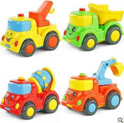 

GUBBAREY Premium ABS Plastic Unbreakable Construction Vehicle(Multicolor)