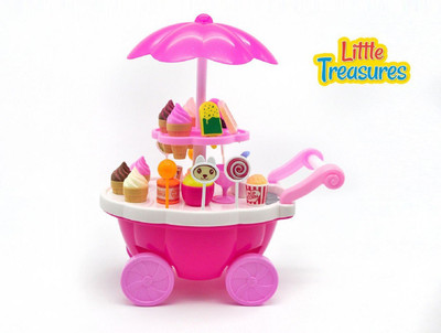 

Jack Royal Sweet Shop with Ice-cream & Candy Collection Toys(Pink)