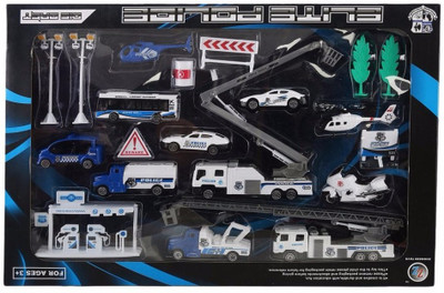 

Hamleys Comdaq Metal Police Car Play Set(Multicolor)