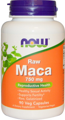 

Now Foods Raw Maca 750mg - 90 Nos(90 No)