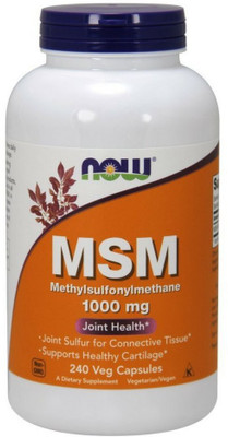 

Now Foods MSM Methylsulphonylmethane 1000 mg - 240 Nos(240 No)