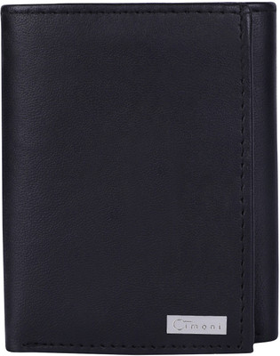 

CIMONI Men Black Genuine Leather Wallet(6 Card Slots)