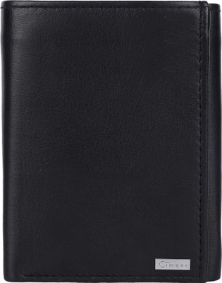 

CIMONI Men Black Genuine Leather Wallet(6 Card Slots)