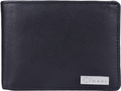

CIMONI Men Black Genuine Leather Wallet(6 Card Slots)