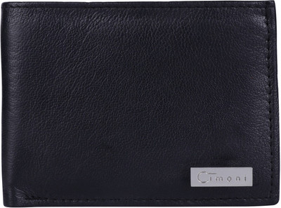 

CIMONI Men Black Genuine Leather Wallet(6 Card Slots)