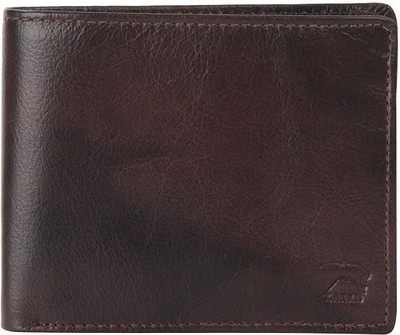 

22k Men Brown Artificial Leather Card Holder(5 Card Slots), Black