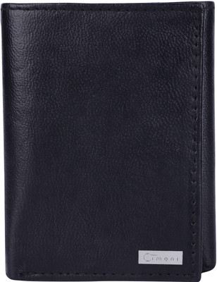 

CIMONI Men Black Genuine Leather Wallet(6 Card Slots)