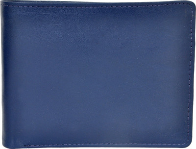 

Allen Cooper Men Blue Genuine Leather Wallet(7 Card Slots), Light blue