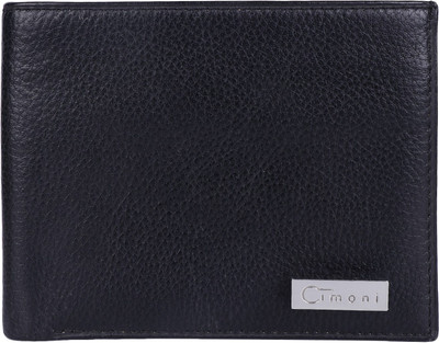 

CIMONI Men Black Genuine Leather Wallet(6 Card Slots)