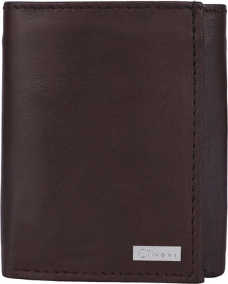

CIMONI Men Brown Genuine Leather Wallet(6 Card Slots)