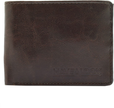 

Havealook Men Brown Artificial Leather Wallet(8 Card Slots)