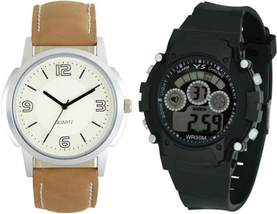 

CM Kids Watch Combo With Premium And Sporty Look LR 0016_ Black Sport Watch - For Boys