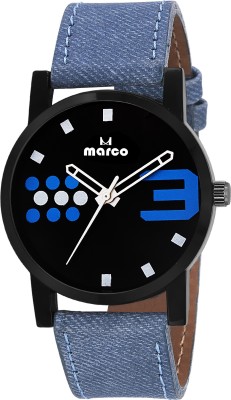 MARCO ELITE MR-GR 114 005 BLK BLU Watch  - For Men   Watches  (Marco)