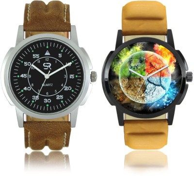 AD Global AD-SR-01FX-402 Special Offer In Stylish With Attractive High Graphics Printed Dial Genuine Leather Strap Special Watch  - For Men   Watches  (AD GLOBAL)
