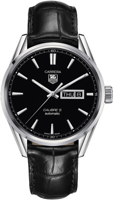 

TAG Heuer WAR201A.FC6266 Carrera Automatic Black Leather Watch - For Men