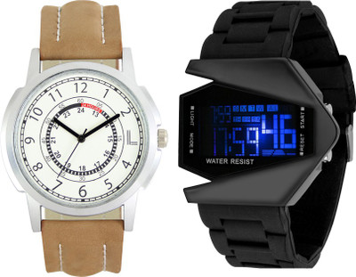 

SRK ENTERPRISE Kids Watch Combo With Stylish And Sporty Look LR 0017_Black Roket Watch - For Boys