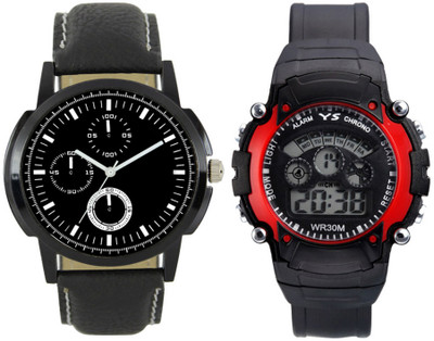 

CM Kids Watch Combo With Premium And Sporty Look LR 0013_ Red Sport Watch - For Boys