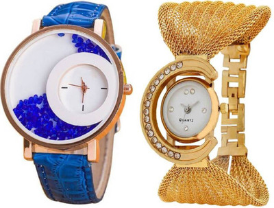 

Yochoice Fast Selling Beautiful & Hot Combo Pair Best Selling Couple Combo Watch - For Women