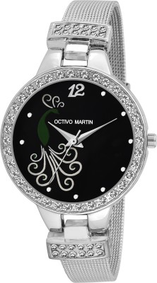 OCTIVO MARTIN OM-CH 2028 Black Watch  - For Women   Watches  (OCTIVO MARTIN)