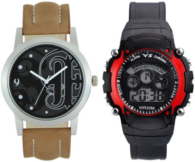 

CM Kids Watch Combo With Premium And Sporty Look LR 0014_ Red Sport Watch - For Boys