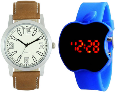

CM Kids Watch Combo With Premium And Sporty Look LR 0015_Blue Apple Watch - For Boys