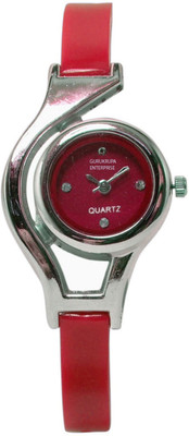 

GURUKRUPA ENTERPRISE Women Red WC Designer Dial Analog Watch Watch - For Women